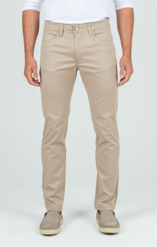 Calça Sarja 5 Pockets Caqui 1