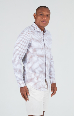 Camisa Xadrez Linho Blend 