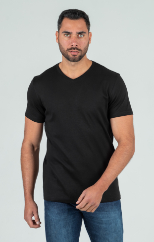 Camiseta Pima Premium Orgânico Gola V 