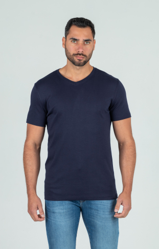 Camiseta Pima Premium Orgânico Gola V 